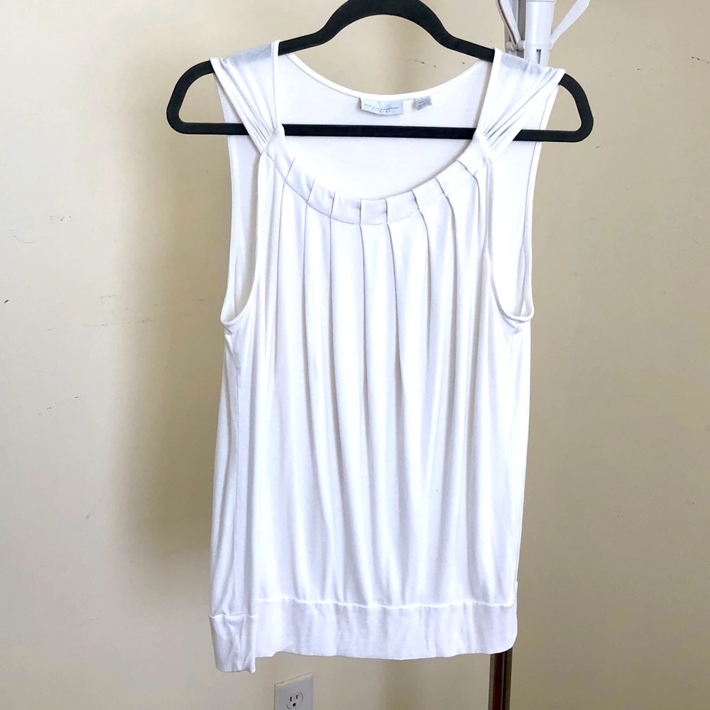 Sleeveless Ruched Blouse (NY & Co)